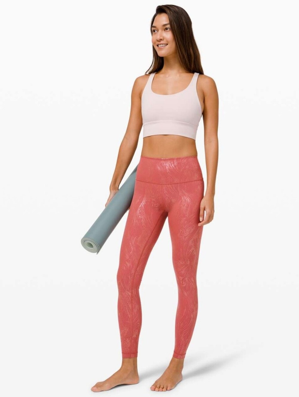 Lululemon Special Edition Wunder Under High Rise Soft Cranberry Shine 6